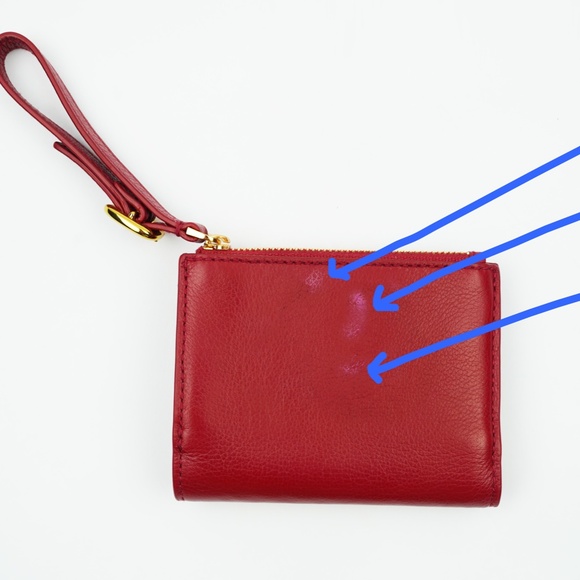 MADEWELL Bifold Wallet Wristlet in Bright Ember NT074 - Picture 5 of 7